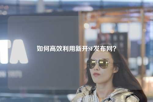 如何高效利用新开SF发布网？